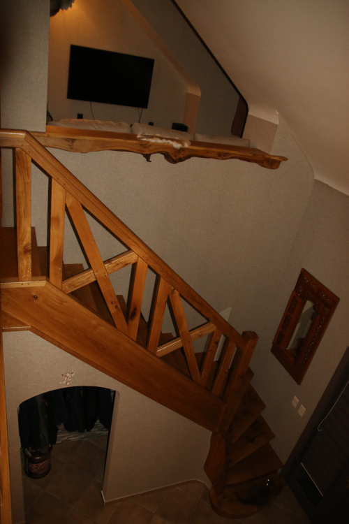 Escalier rustique