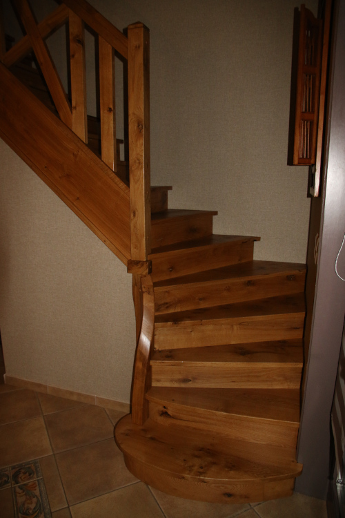 Escalier rustique